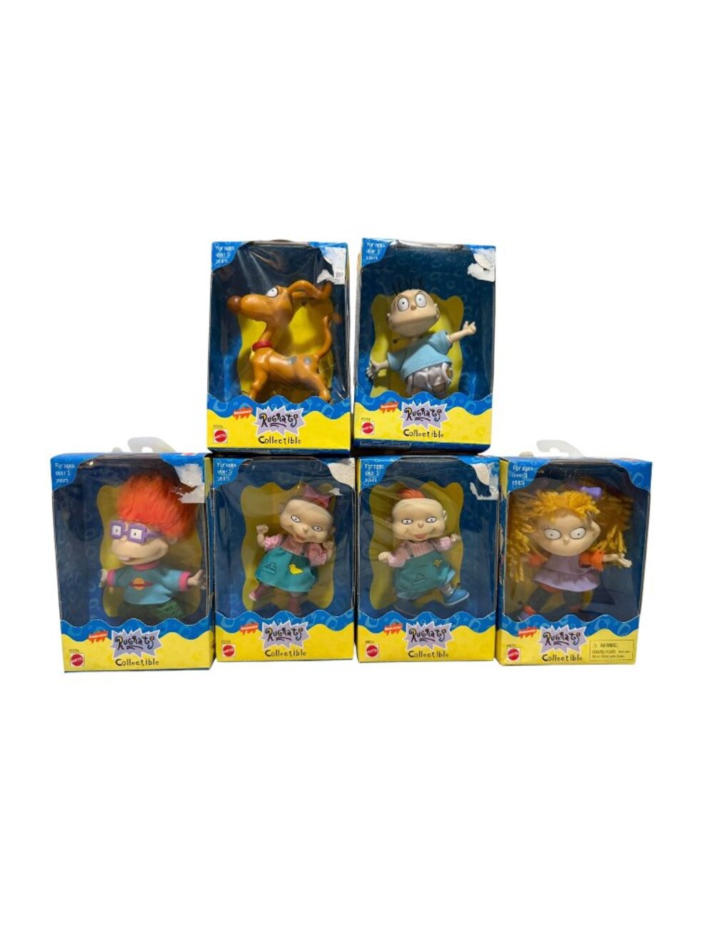 Nickelodeon Rugrats Collectible Figures Set Of 6 Mattel 1997 Original Boxes NIB